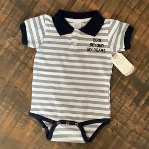 Baby Ganz Button down Onesie